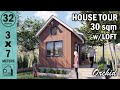 Tiny House Tour 30sqm (3 x 7 meters)  | Backyard House