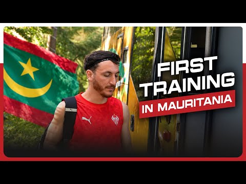 FIRST TRAINING IN MAURITANIA 🇲🇷🔴⚪️
