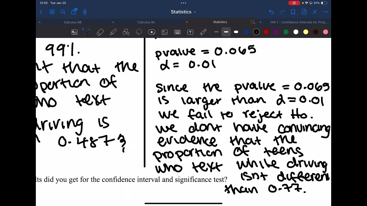 Relationship between Confidence Intervals and Significance Test (6.6)