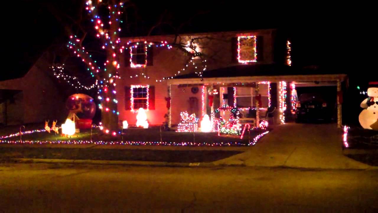 2012 Waverly Ohio City Christmas Lights Contest Winner 1st Place YouTube