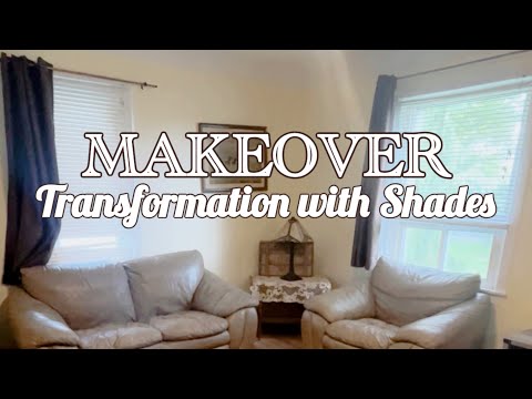 Makeover: Transformation with ViewTailor Roman Shades (after puppy destroyed our blinds!)