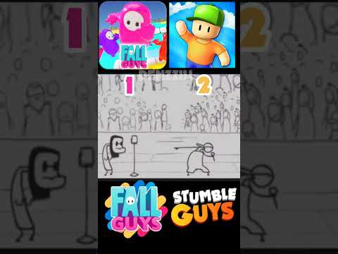 Fall Guys vs Stumble Guys #shorts #fallguys #stumbleguys #fyp #viral