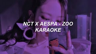 nct x aespa - &#39;zoo&#39; karaoke easy lyrics