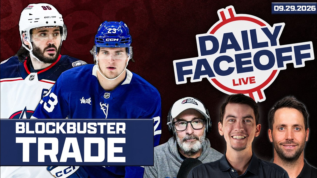 Marchenko & Knies: A Blockbuster Trade Before Opening Night | Daily Faceoff Live