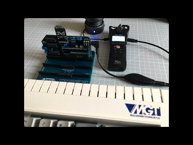 ZX True Tone (ZXTT) fitted to a RC2014 YM/AY Soundcard, driven by