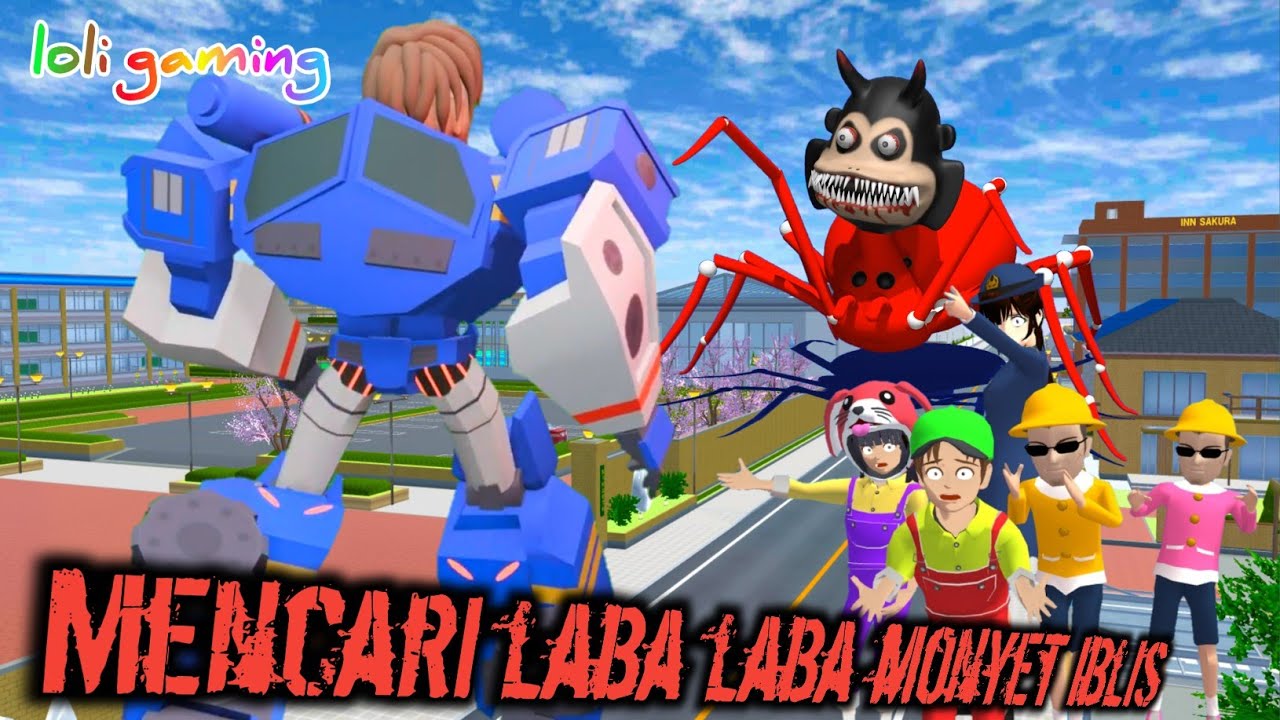 Apakah monyet iblis berhasil mengalahkan laba laba monster⁉️⛔😱😱😨