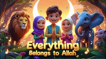 Who is Allah? 🌙 Powerful Islamic Nasheed for Kids | Learn Islam Easily