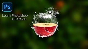 How to Create Creative Transparent Apple in Photoshop #173