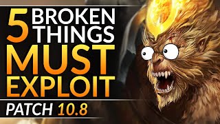 5 BROKEN Things You MUST EXPLOIT in Patch 10.8 - Pro Tricks to Win More | League of Legends Guide