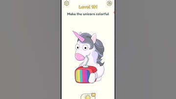 DOP 2 Level 181 : Make the unicorn colorful