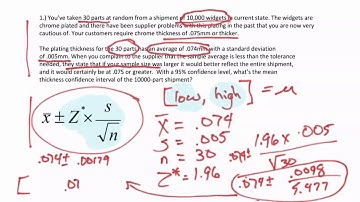Confidence Intervals - Problems and Solutions