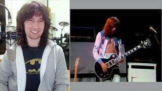 British guitarist analyses Peter Frampton's lead work live in 1975!