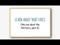 Learn About Your Taxes The One About The TD1 Form Part 2 Learn About Your Taxes The One About The TD1 Form Part 2