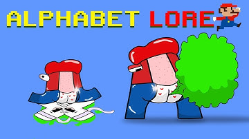 Alphabet Lore (A - Z...) But Fixing Letters | Big trouble in Super Mario Bros 4