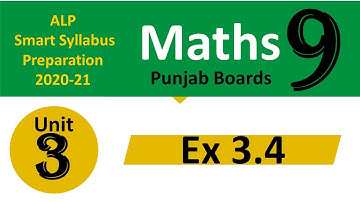 Exercise  3.4 Unit # 3 Class 9 Logarithm