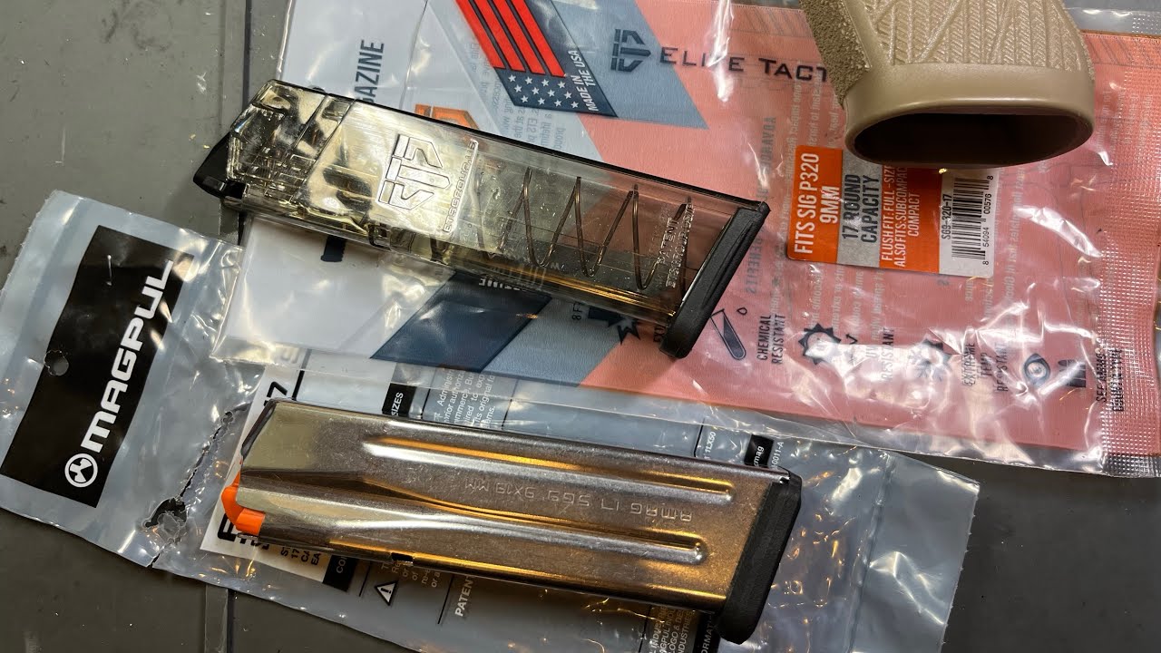 Product Review: initial thoughts, P320 Aftermarket mags from ETS and Magpul. 2024-06-23