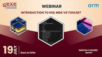 ARM Webinar | Introduction to Keil MDK V6 toolset
