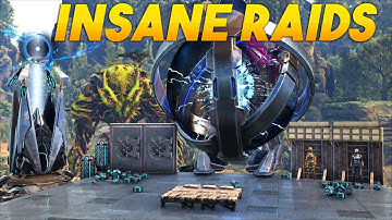 Raiding The ALPHAS On The MOST POPULATED Servers A Full Wipe Ark STORY