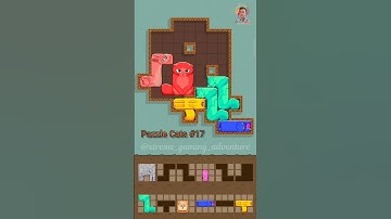Puzzle cats gameplay walkthrough #17 - A funny cats gameplay #shorts