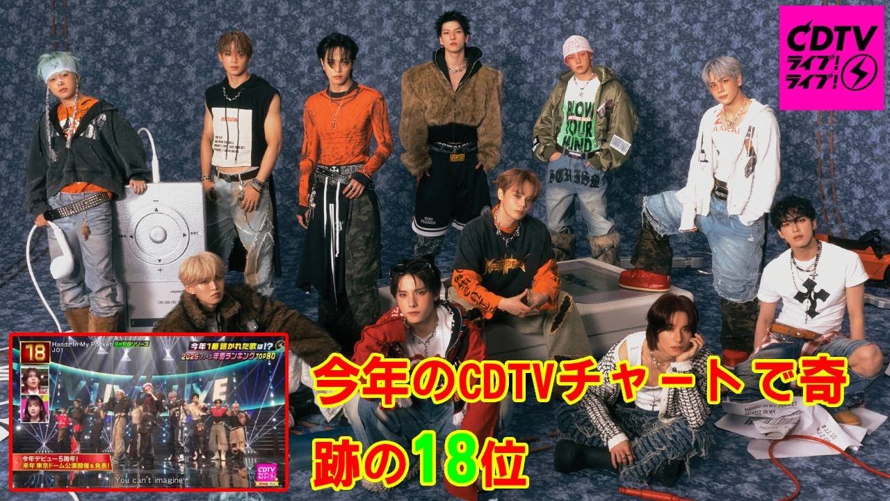 JO1 Handz In My Pocket: Miraculous 18th place on CDTV for the year