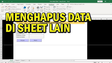 Cara Menghapus Data di Sheet Lain - VBA Excel