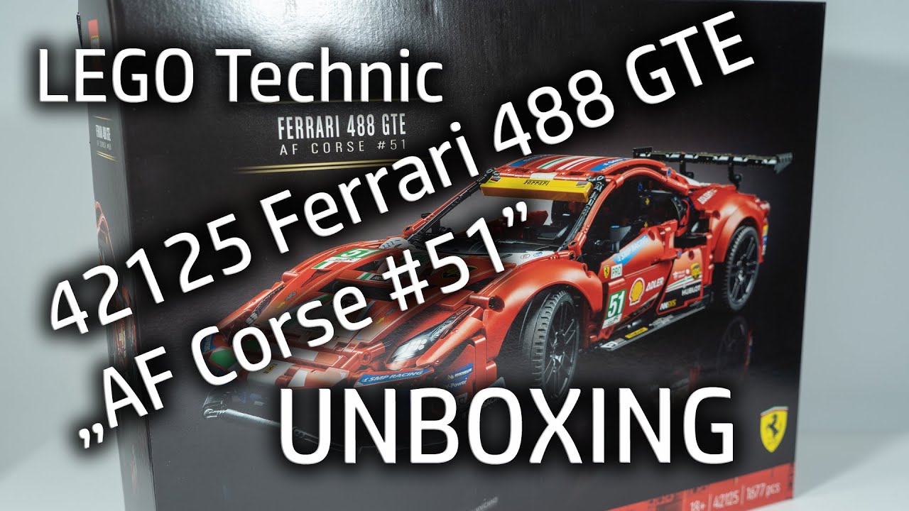  LEGO Technic Ferrari 488 GTE “AF Corse #51” 42125