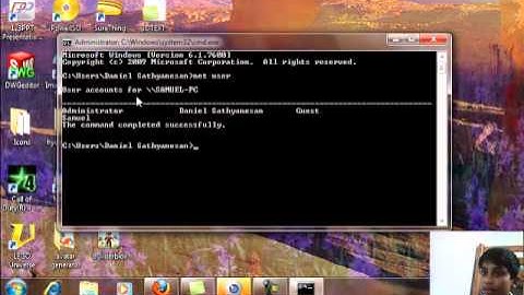 How to change administrator password in Windows 7