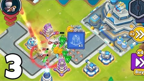 Raid Rush Tower Defense Gameplay Walkthrough | No Commentary | Attacks for Dominating Part 3