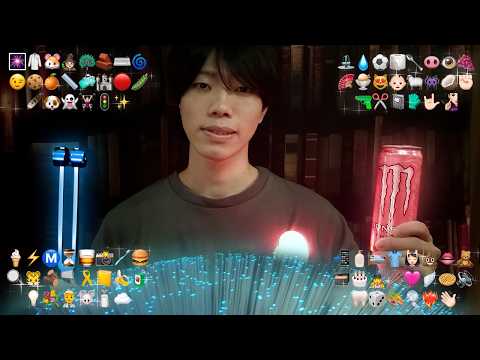 ASMR｜120K Subscriber Summer Special Emoji Challenge🌞🎇🥼[ENG SUB]