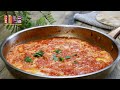 شكشوكة طبخ وصفة بيض رائعة على الطريقة التركية بصلصة الطماطم الطازجة Shakshuka Turkish Egg Recipe 