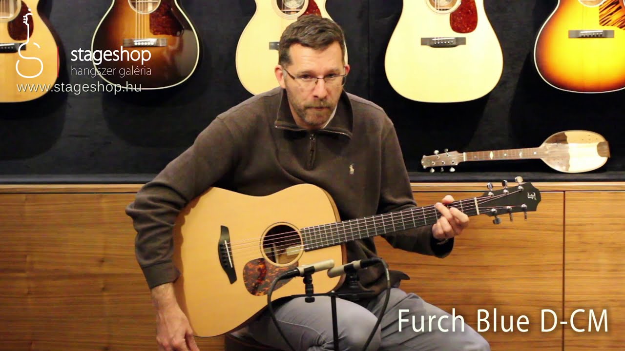 Furch Blue D-CM demo in Stageshop