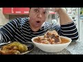 МУКБАНГ💥ЧАСТЬ 2 БОРЩ С ГОВЯДИНОЙ/НАВЕРНОЕ ЛОПНУ/НОЧНОЕ ОБЖОРСТВО MUKBANG SOPA  VERDURAS CON TERNERA