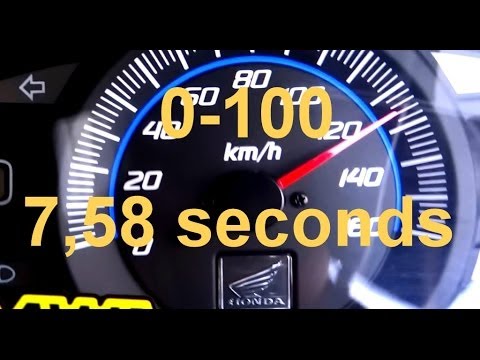 Pcx World Record 0-100 7,58 seconds - YouTube