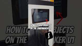 How to skip objects on the @Snapmaker U1 #3dprinting #snapmaker #tips #tutorial #howto