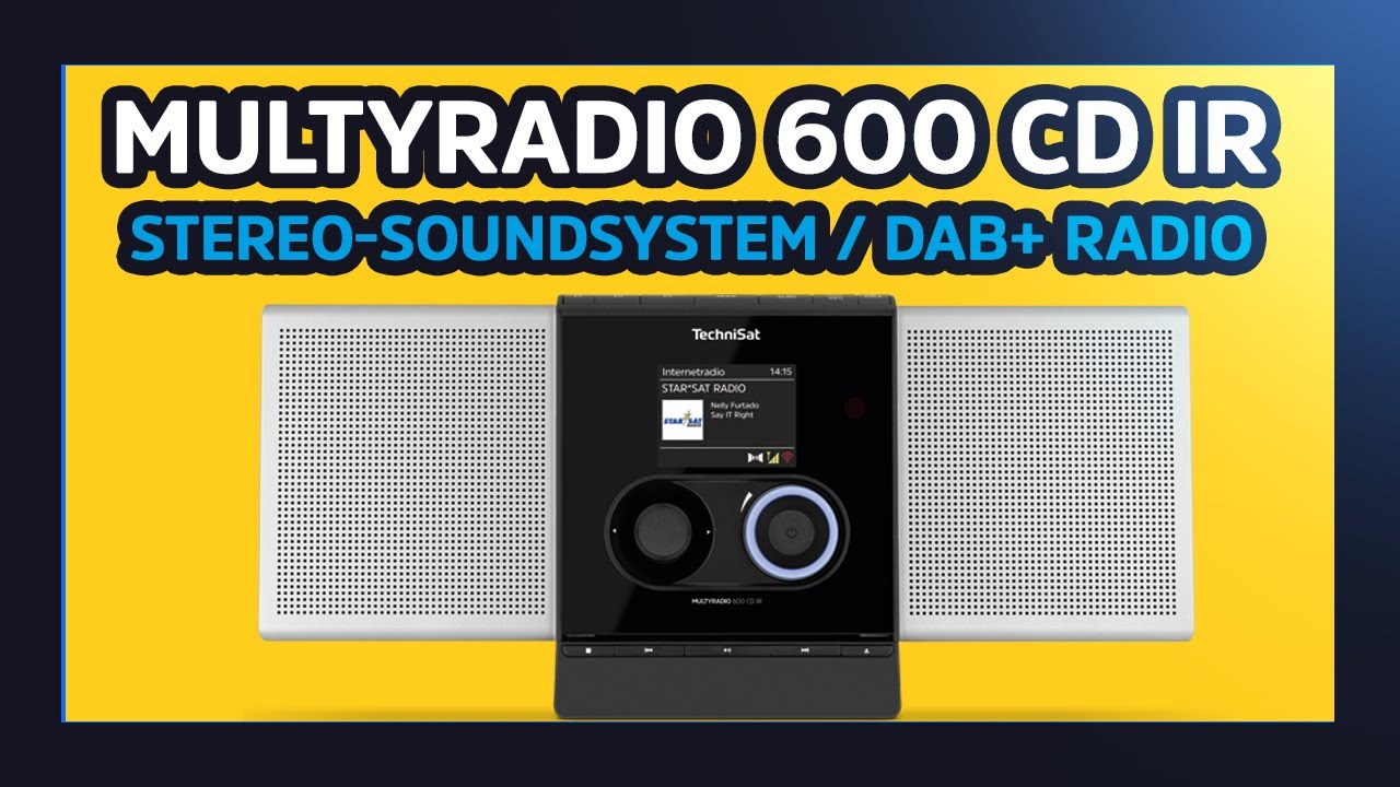 MULTYRADIO 600 CD IR | Stereo-Soundsystem mit Radio, CD-Player und  Musikstreaming | TechniSat - YouTube