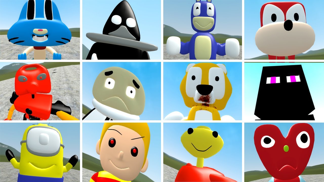 NEW UPDATE JUMPSCARES 3D SANIC CLONES MEMES (3D MEMES) NPCs in Garry's Mod