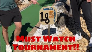 We played the World’s Longest Mini Golf Hole! Mini Golf Tournament FULL ROUND