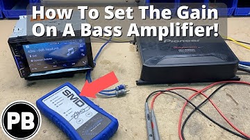How To Set The Gains On A Bass Amplifier!