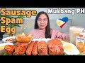 SPAM, SAUSAGE, EGG MUKBANG PHILIPPINES | CHEF OBANG