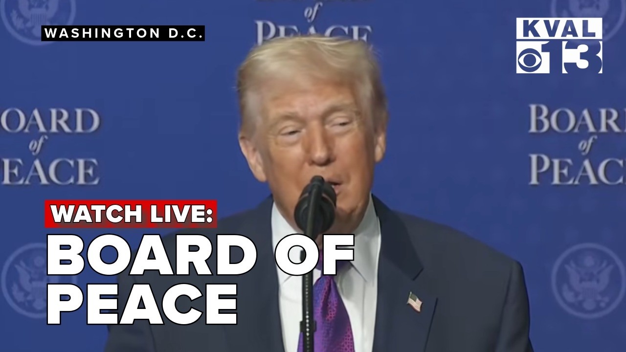 Trump convenes his Board of Peace for Gaza