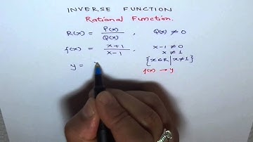 Inverse of Rational Function