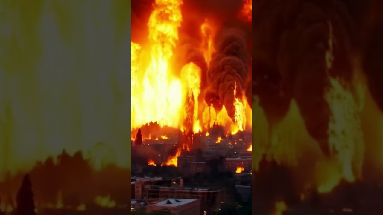 Massive Wildfire Destroys Everything 
