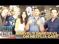 The Cast of Marvel's Daredevil drop by Marvel LIVE!