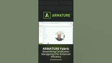 ARMATURE Fabric – Streamlining Certification Management for Enhanced Efficiency