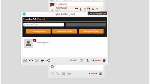 Blind Transfer using UC One
