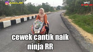 story wa !! cewek hijab cantik belajar pakai ninja rr part2