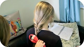 {ASMR} Hypnotic Hair Brushing and Hair Play | Sounds Only/No Talking screenshot 5