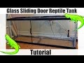 How to Add Glass Sliding Doors to a Reptile Vivarium - CUSTOM ENCLOSURE How to Add Glass Sliding Doors to a Reptile Vivarium - CUSTOM ENCLOSURE