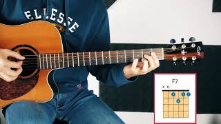 chord encyclopedia - f open position chords