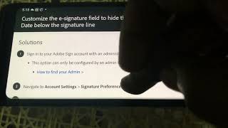 How to hide Date and Time while sending Document for signatures | Adobe Sign | Use a Browser